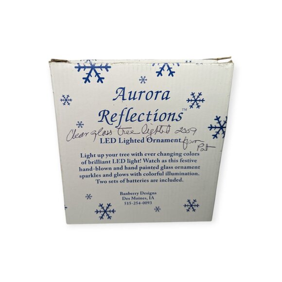 Banberry Designs Lighted LED Ornament "Aurora Reflections" Christmas Tree - Picture 4 of 10